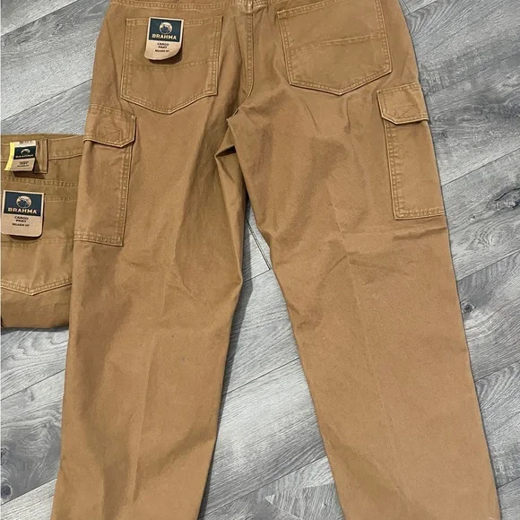 2 Pairs Brahma Cargo Pants Size 38 X 30 New - Picture 3 of 4